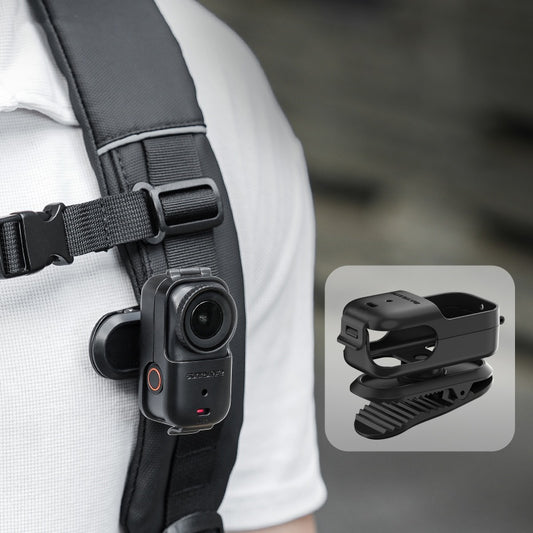 360 Rotation Clip Mount for DJI Osmo Nano Sports Camera Accessories Anti-shake Backpack Clip Holder for DJI Osmo Nano