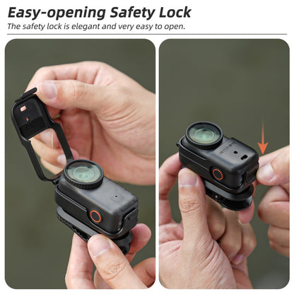 360 Rotation Clip Mount for DJI Osmo Nano Sports Camera Accessories Anti-shake Backpack Clip Holder for DJI Osmo Nano