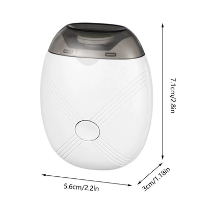 Electric Nail Files 3-Speed Rechargeable Fingernail Polisher with Light Automatic Electric Nail Clipper for Adult Kids Children